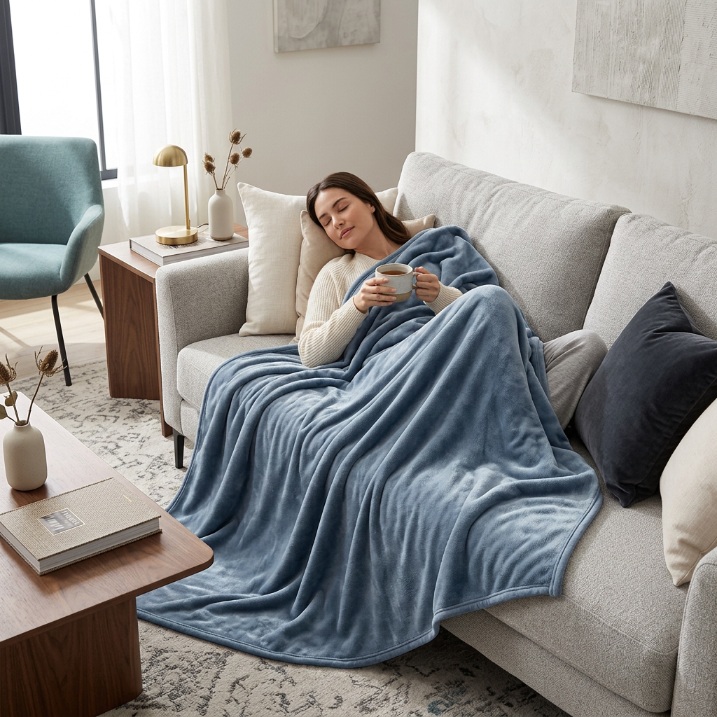 Luxury Coral Fleece Blanket