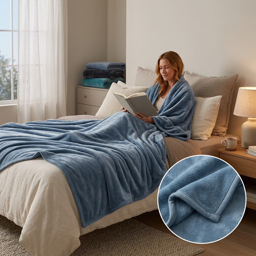 Luxury Coral Fleece Blanket